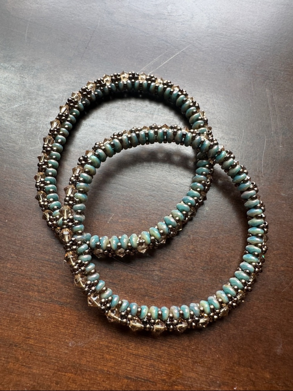 Turquoise Beaded Bracelet Set